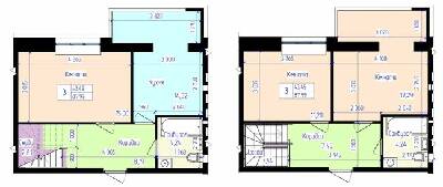 Двухуровневая 87.99 м² в ЖК Барви от застройщика, Хмельницкий