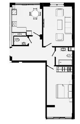 2-комнатная 65 м² в ЖК Comfort Park от 24 000 грн/м², Ивано-Франковск