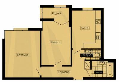 2-кімнатна 63.79 м² в ЖК Crystal River від 13 300 грн/м², Івано-Франківськ