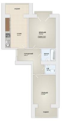 2-комнатная 65.2 м² в ЖК Городок Мануфактура от 13 900 грн/м², Ивано-Франковск
