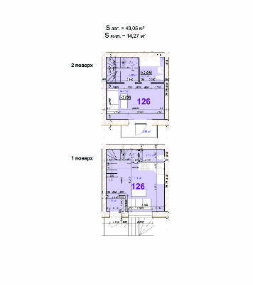 Дворівнева 49.05 м² в ЖК Трояндовий від 12 000 грн/м², м. Бровари