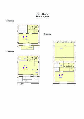 Дворівнева 72.64 м² в ЖК Трояндовий від 13 000 грн/м², м. Бровари