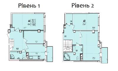 Дворівнева 119.2 м² в ЖК Дмитрівський від 18 250 грн/м², Одеса