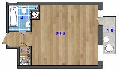 1-кімнатна 35.5 м² в ЖК SunCity від 21 500 грн/м², Одеса