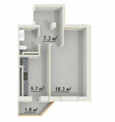 1-кімнатна 37.6 м² в ЖК Зодіак від 13 000 грн/м², Одеса