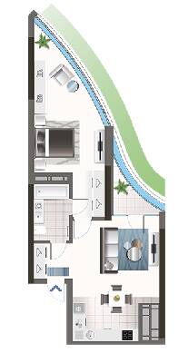 1-комнатная 58.78 м² в ЖК Oasis от 44 000 грн/м², Киев
