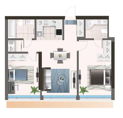 2-комнатная 65.09 м² в ЖК Oasis от 55 000 грн/м², Киев