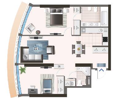 2-комнатная 84 м² в ЖК Oasis от 33 950 грн/м², Киев
