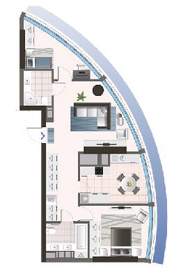 3-комнатная 75.49 м² в ЖК Oasis от 31 750 грн/м², Киев