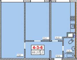 2-кімнатна 66.27 м² в ЖК Сорок дев'ята перлина від 18 200 грн/м², Одеса