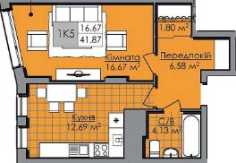 1-комнатная 41.87 м² в ЖК Нове Життя от 18 000 грн/м², Львов