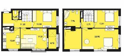 Двухуровневая 107.23 м² в ЖК Семицвет от 25 950 грн/м², Львов