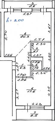 1-комнатная 62.2 м² в ЖК на ул. Ярославенко, 36 от застройщика, Львов