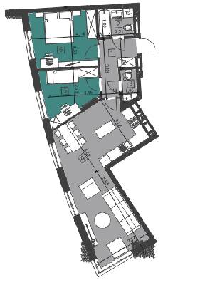2-кімнатна 70.7 м² в ЖК Парус City від 19 900 грн/м², Львів