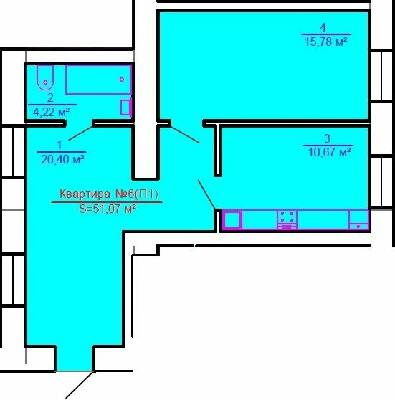 1-кімнатна 51.07 м² в ЖК Австрійська Садиба від забудовника, м. Рава-Руська