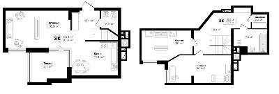 Двухуровневая 93.9 м² в ЖК Auroom City от 21 100 грн/м², Львов