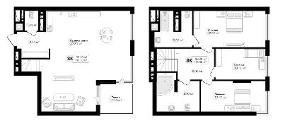 Двухуровневая 118.5 м² в ЖК Auroom City от 18 400 грн/м², Львов