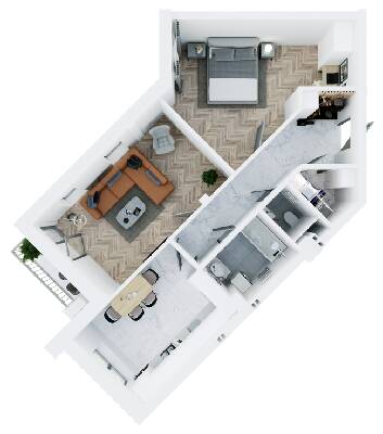 2-комнатная 71.21 м² в ЖК Сказка от 16 500 грн/м², пгт Брюховичи