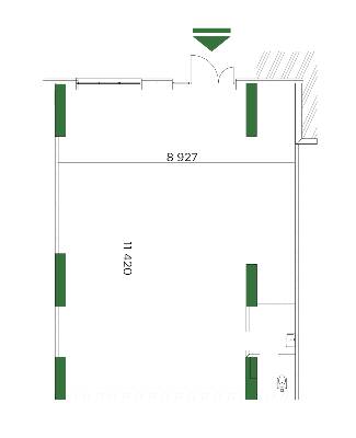Приміщення вільного призначення 99.01 м² в ЖК Greenville Park від забудовника, Київ