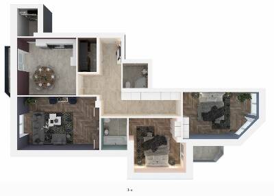 3-кімнатна 110.9 м² в ЖК Victory Club House від 45 450 грн/м², Полтава
