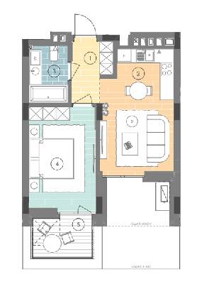 1-кімнатна 41.5 м² в ЖК UNIT.Home від 65 300 грн/м², Київ
