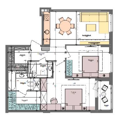 2-кімнатна 73.2 м² в ЖК Файна Таун від 39 815 грн/м², Київ