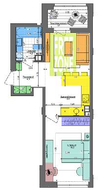 1-комнатная 43.3 м² в ЖК Respublika от 38 945 грн/м², Киев