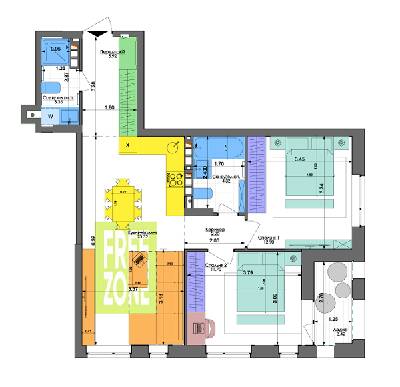 2-комнатная 66.37 м² в ЖК Комфорт Таун от 35 100 грн/м², Киев