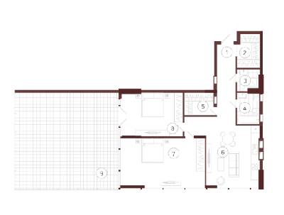 2-комнатная 123.59 м² в ЖК Obolon Plaza от 55 100 грн/м², Киев