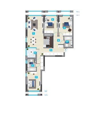 3-комнатная 104.45 м² в ЖК Славутич 2.0 от 31 500 грн/м², Киев