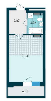 1-кімнатна 35.1 м² в ЖК GENESIS від 31 053 грн/м², Київ