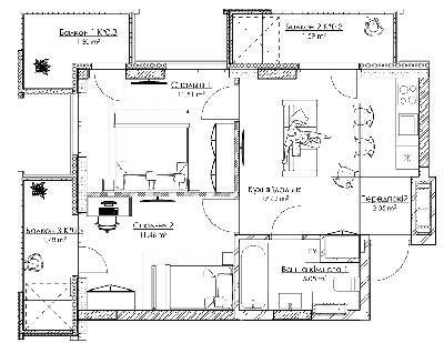 2-кімнатна 51.91 м² в ЖК BOSTON Creative House від 38 632 грн/м², Київ