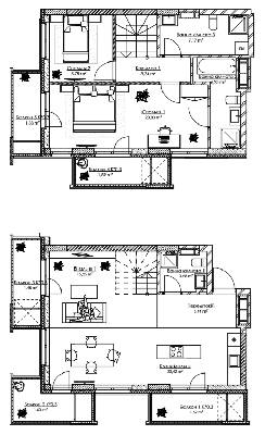 Дворівнева 101.18 м² в ЖК BOSTON Creative House від 37 536 грн/м², Київ