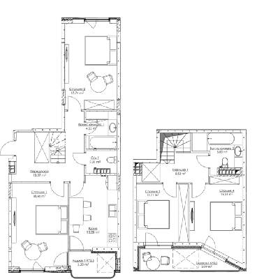 Дворівнева 111.55 м² в ЖК O2 Residence від 30 079 грн/м², Київ