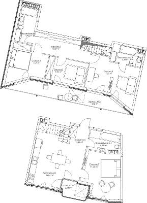 Дворівнева 118.81 м² в ЖК O2 Residence від 29 503 грн/м², Київ
