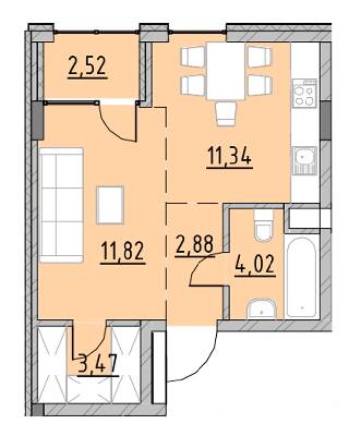 Студия 36.05 м² в ЖК Велика Британія от 21 577 грн/м², Львов