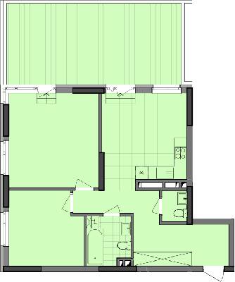 2-кімнатна 79.17 м² в ЖК Dibrova Park від 25 309 грн/м², Київ