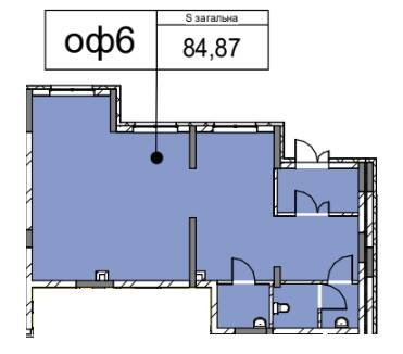 Офіс 84.87 м² в ЖК OK`LAND від 32 700 грн/м², Київ