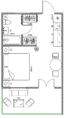 1-кімнатна 25 м² в ЖК Апарт-шале NAFTA від 31 050 грн/м², смт Східниця