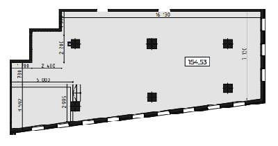 Офіс 154.53 м² в ЖК Be the One від 35 945 грн/м², Київ