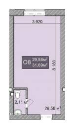 Помещение свободного назначения 31.69 м² в КД Greenwood от 20 000 грн/м², Киев