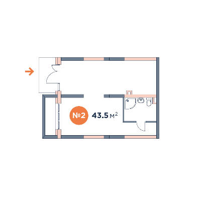 Приміщення вільного призначення 43.5 м² в ЖК Orange City від 23 000 грн/м², Київ