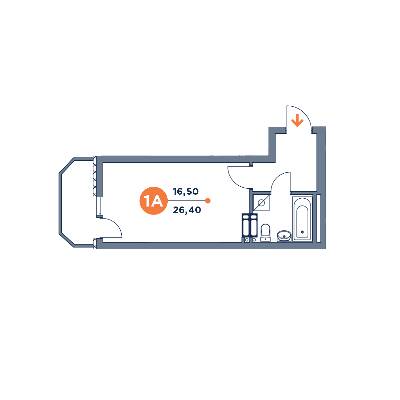 Приміщення вільного призначення 26.4 м² в ЖК Orange City від 21 000 грн/м², Київ