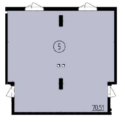 Офис 70.51 м² в ЖК Praga-2 от застройщика, Киев