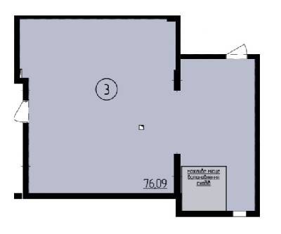 Офис 76.09 м² в ЖК Praga-2 от застройщика, Киев