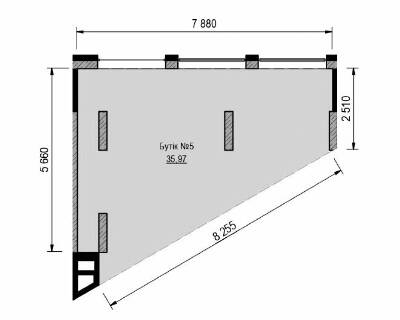 Помещение свободного назначения 35.97 м² в ЖК PUSHA HOUSE от 39 732 грн/м², Киев