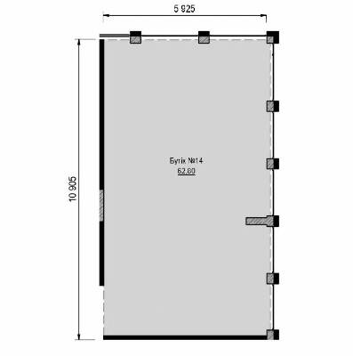 Помещение свободного назначения 62.8 м² в ЖК PUSHA HOUSE от 39 732 грн/м², Киев