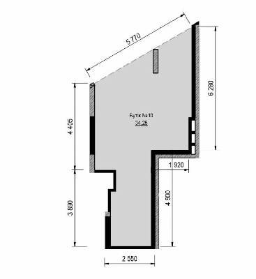 Помещение свободного назначения 34.35 м² в ЖК PUSHA HOUSE от 39 731 грн/м², Киев