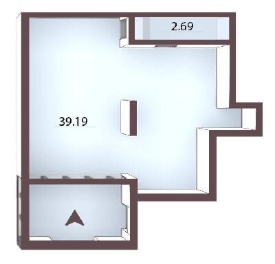 Офіс 41.88 м² в ЖК Камертон від забудовника, Київ
