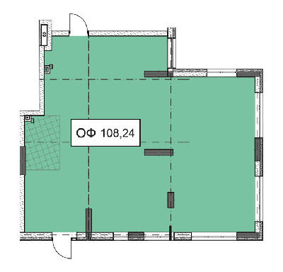 Офис 108.24 м² в ЖК Ривьера от застройщика, Киев